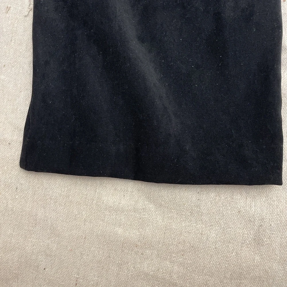 Vintage Sag Harbor Dress Pants Moleskin Women's Size 16 Black 34x28 High Rise